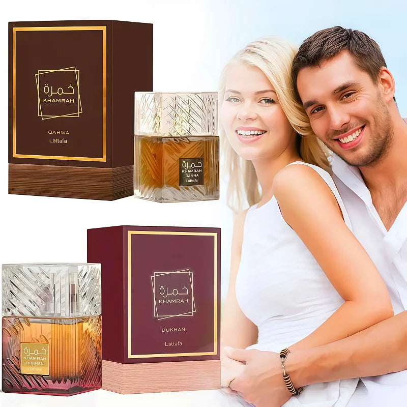 Khamrah Middle Perfumes Árabes Originales Long-lasting Sandalwood and Pine Scent Cologne Men's Luxury Perfume Gift