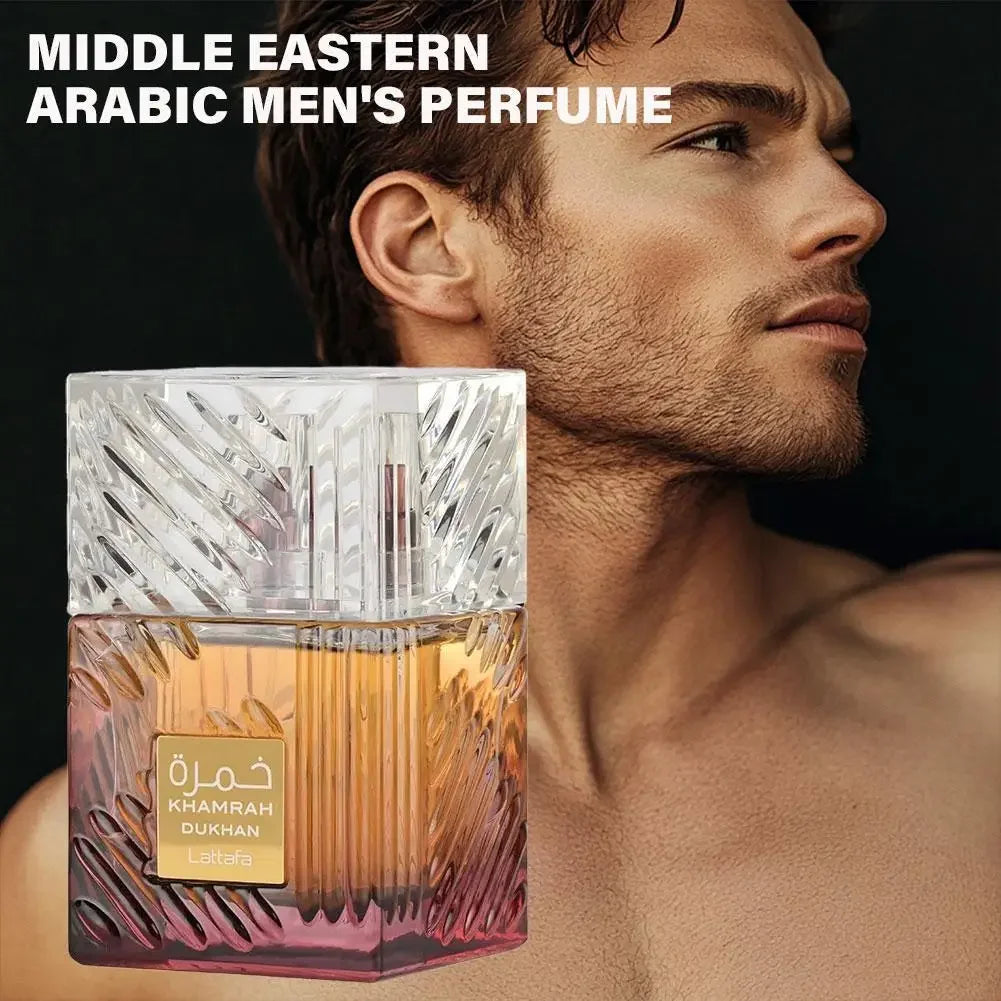 Khamrah Middle Perfumes Árabes Originales Long-lasting Sandalwood and Pine Scent Cologne Men's Luxury Perfume Gift